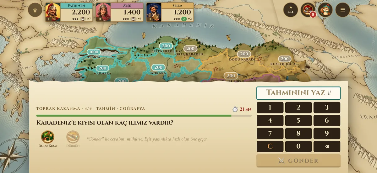 Hafıza Sarayı: an estimation question